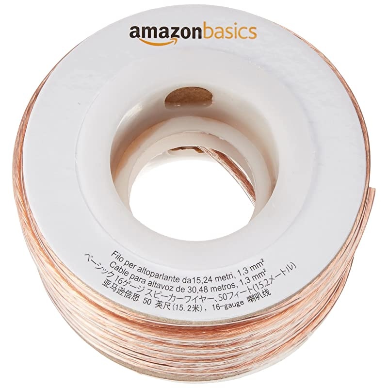 16Gauge Audio Stereo Speaker Wire Cable 50 Feet