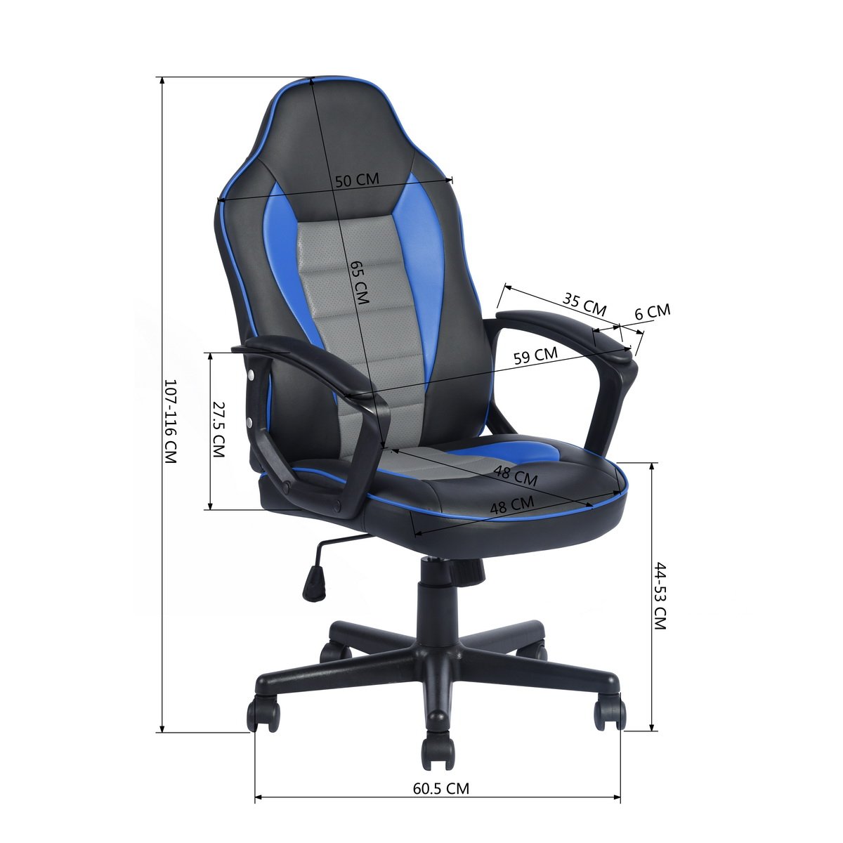 Home Office Ergonomic PC Gaming Chair Swivel Office Chair