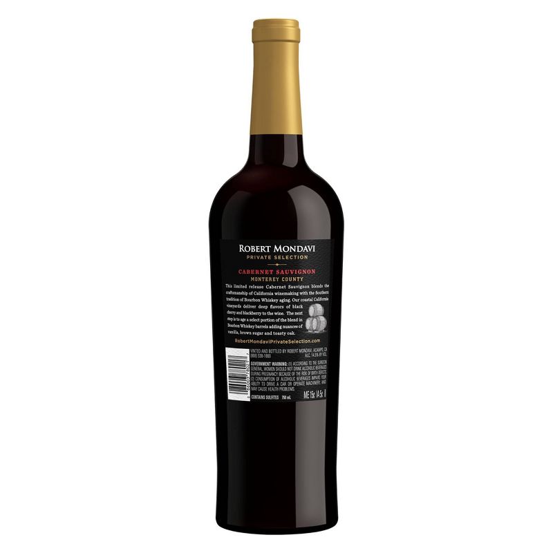 Robert Mondavi Private Selection Bourbon Barrel Aged Cabernet Sauvignon Red Wine - 750ml Bottle