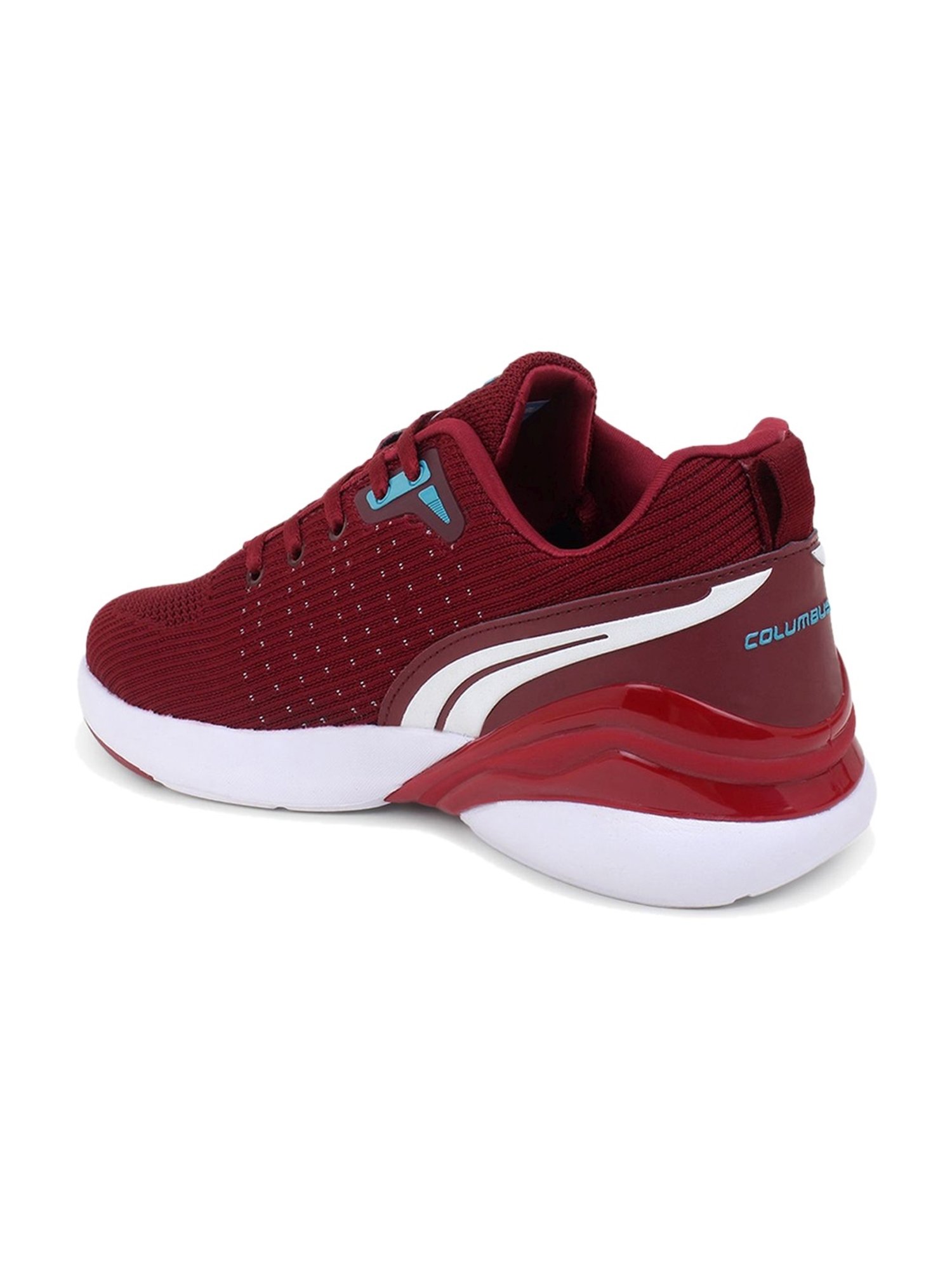 Columbus Men's Maroon Running Shoes