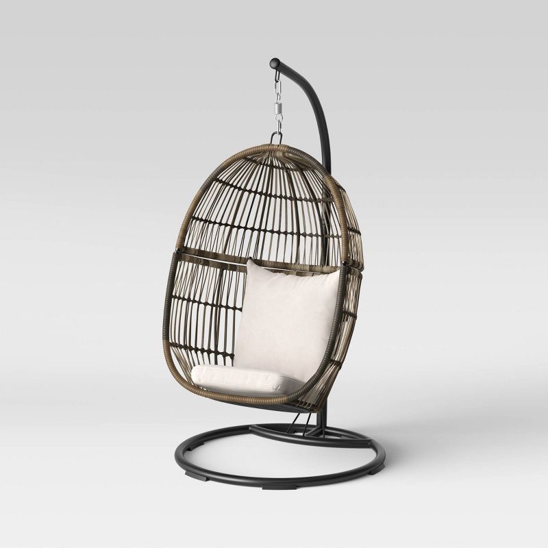Latigo Patio Hanging Egg Chair - Gray - Opalhouse™