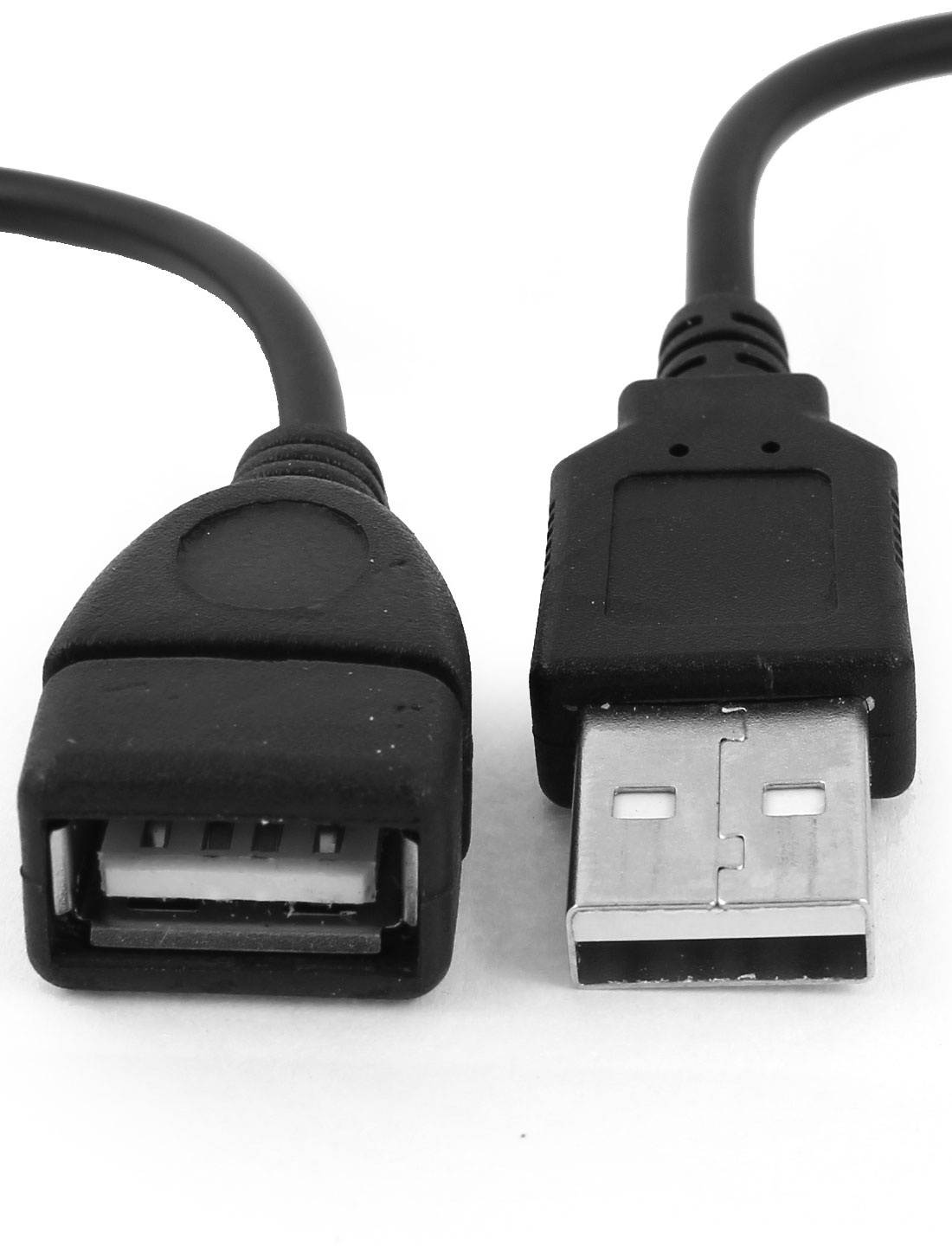 2 Pcs USB 2.0 A Type Male to RJ45 Female Cable Adapter Blue 20cm