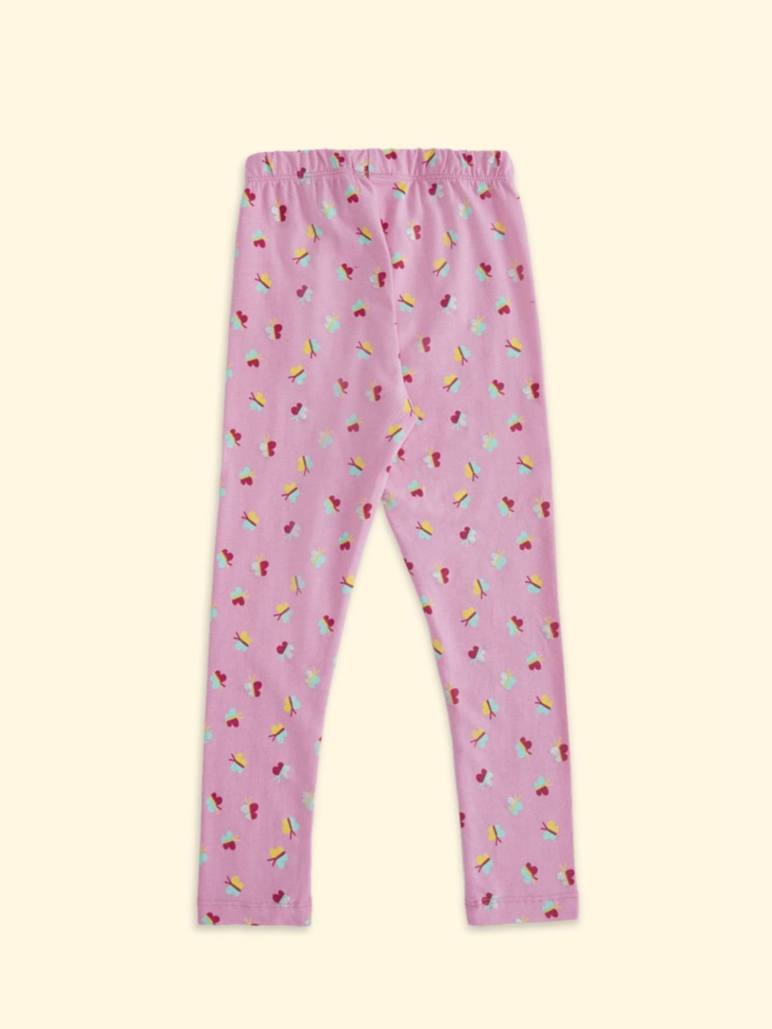 Pantaloons Junior Sachet Pink Printed Leggings