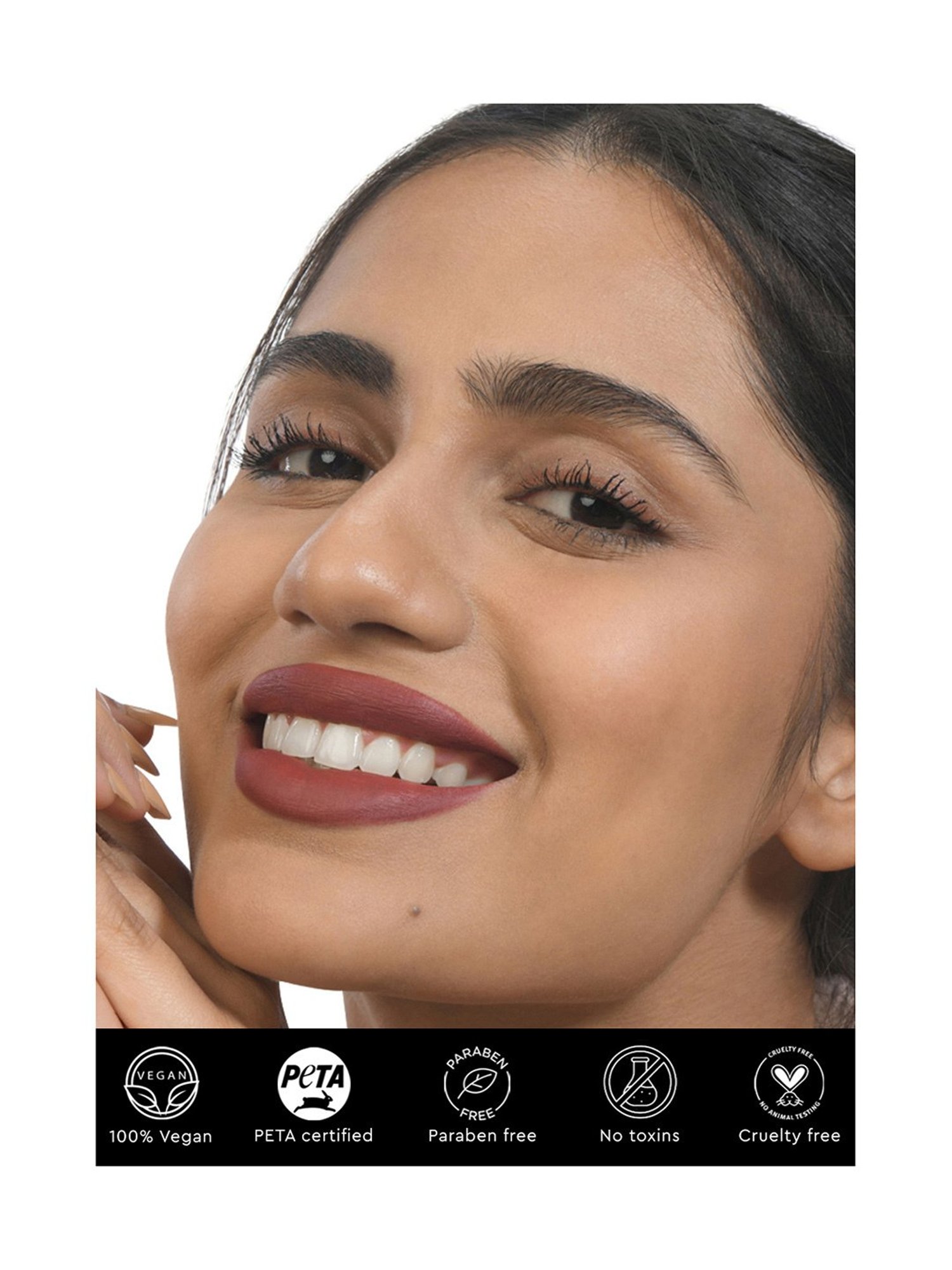 Kiro Beauty Lush Moist Matte Long Lasting Lipstick Nude Garnet - 4.2 gm