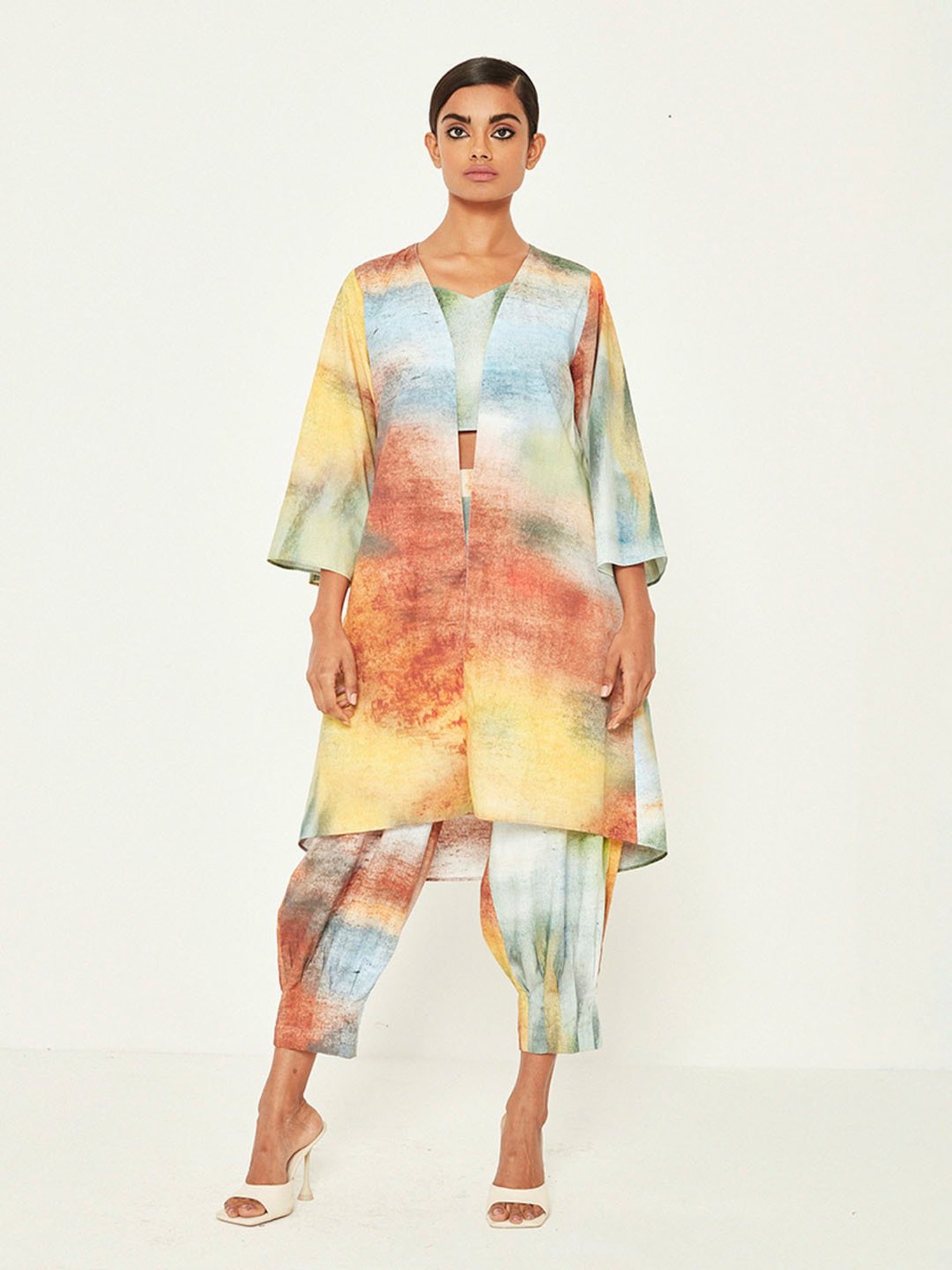 ANCESTRY Multicolor Printed Overlay Jacket