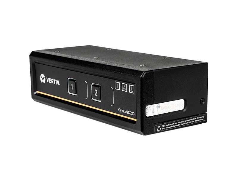 Cybex SC920 Secure KVM Switch - 2-Port, Dual Display, DVI-I in, DVI-I out, Secure KVM