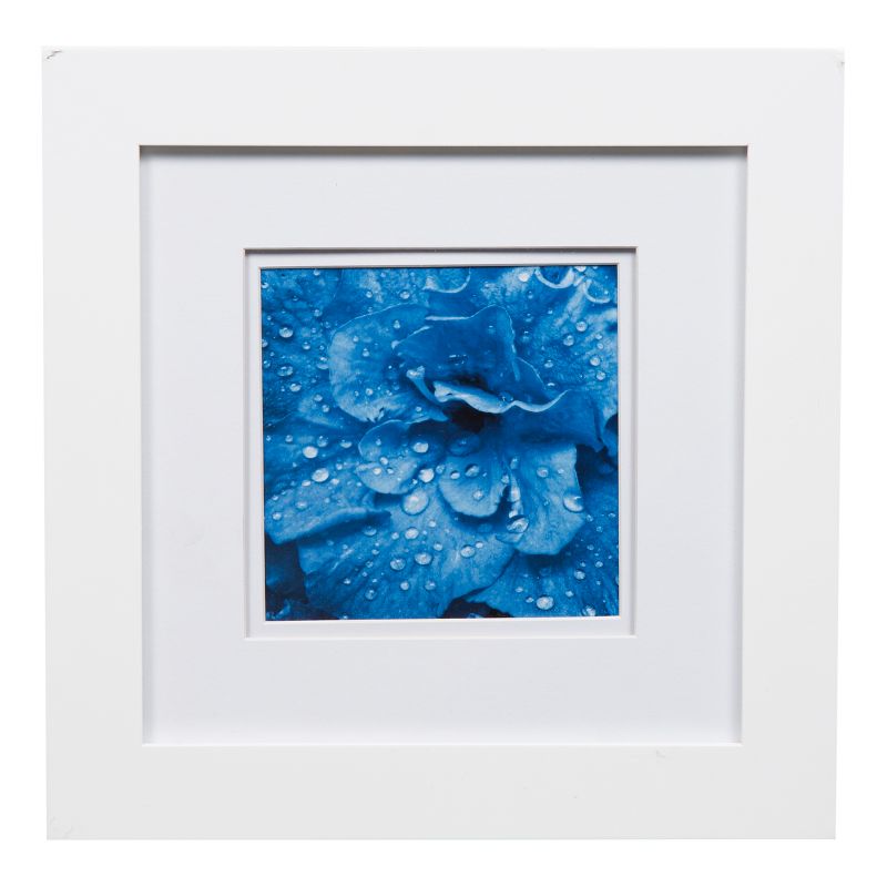 8" x 8" Wide Double Matted to 5" x 5" Frame White - Gallery Solutions