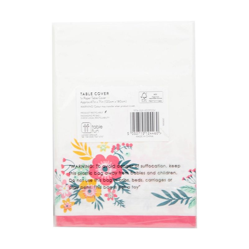 Party Floral Table Cover