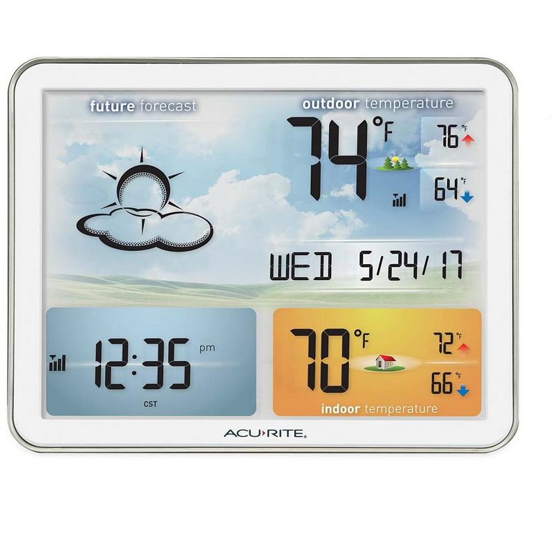 Wind & Weather Jumbo Color Display Weather Station with Wireless Outdoor Remote