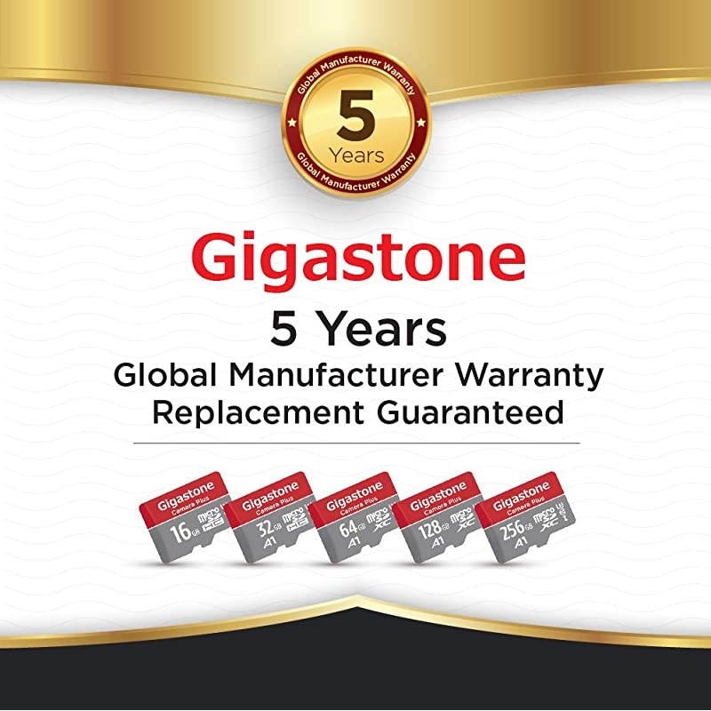 16GB 5Pack Micro SD Card Camera Plus 85MBs Full HD Video U1 C10 Class 10 Micro SDHC UHSI Memory Card with MicroSD to SD adapter