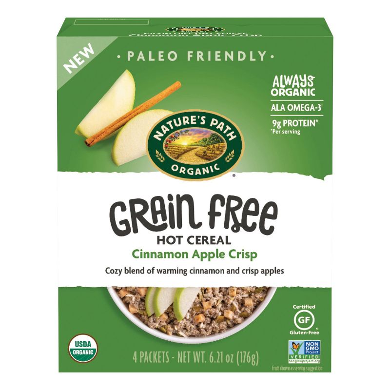 Nature's Path Grain Free Cinnamon Apple Oatmeal - 6.21oz