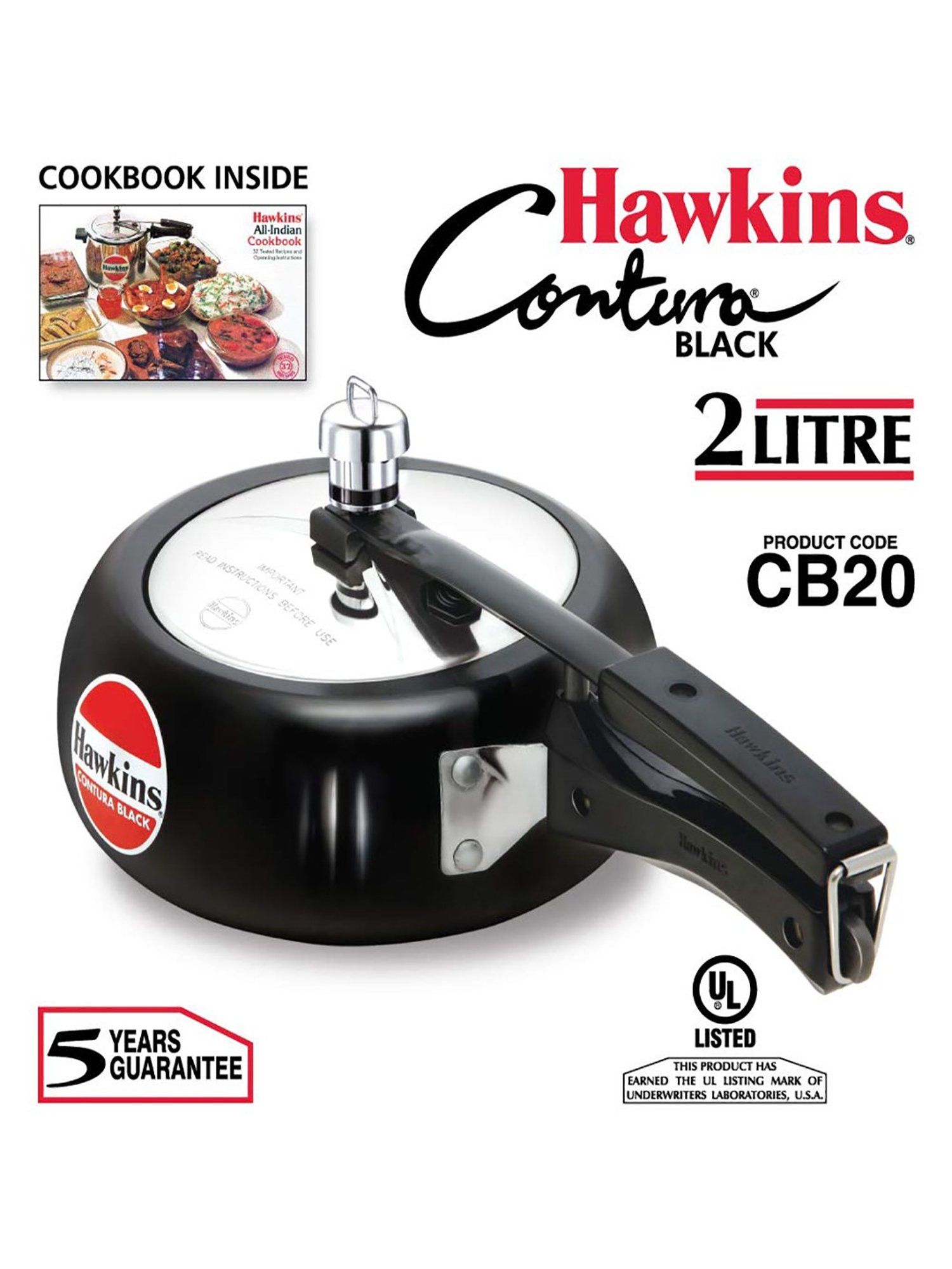 Pigeon Silver Stainless steel Pressure Cooker (10 L)