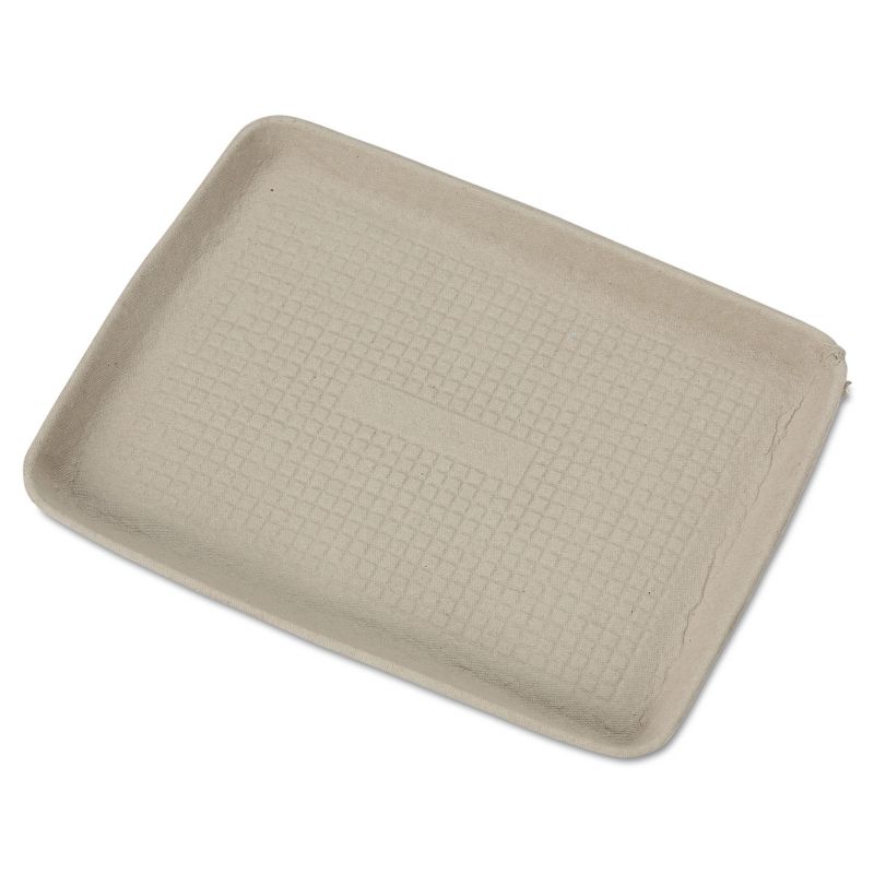 Chinet StrongHolder Molded Fiber Food Trays 9 x 12 x 1 Beige Rectangular 250/Carton 20815