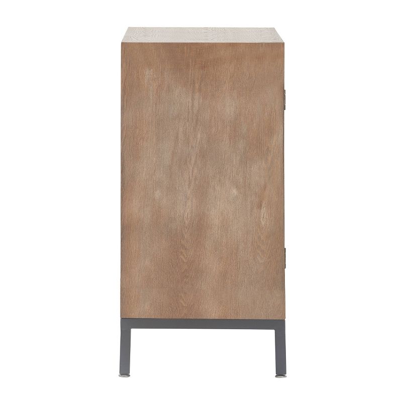 Elmhurst Cabinet Black/Brown - Finch