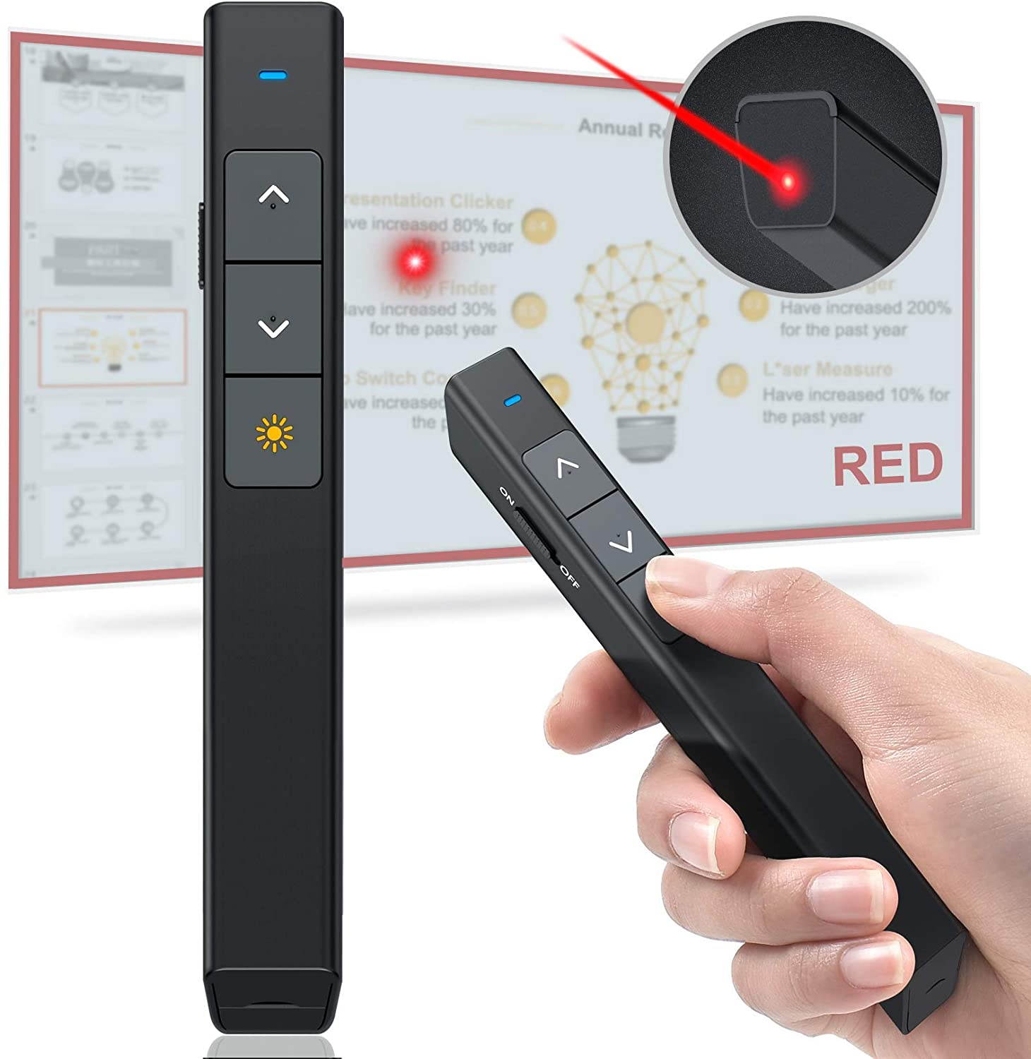 BEBONCOOL Laser Pointer For Cats, Cats And Dogs Toy , Laser Pointer Red , 2.4Ghz  Laser Pointer Dog