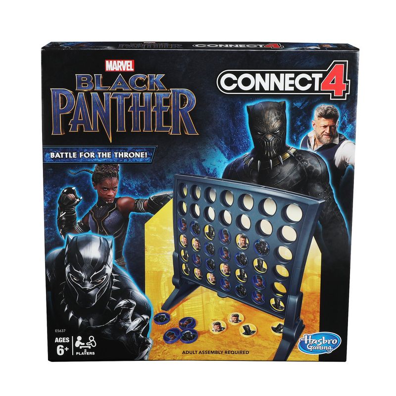 Connect 4 Game: Black Panther Edition