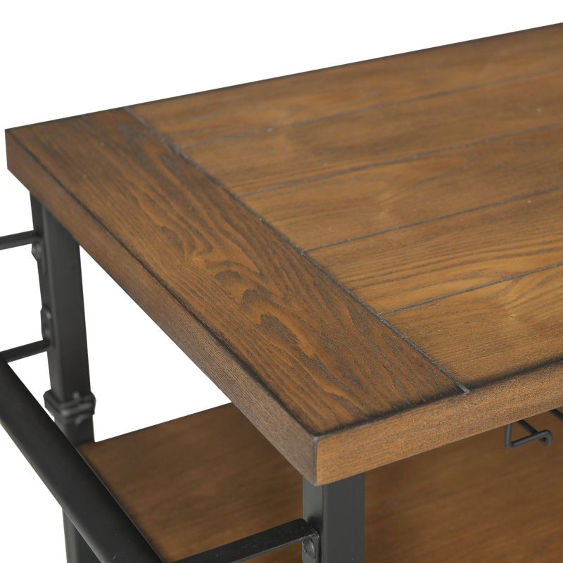 Aster High Bar Cabinet Light Wood - RST Brands