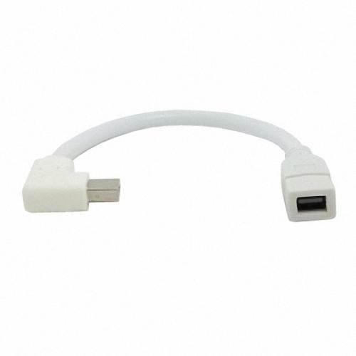 CHENYANG 90 Degree Left angled type Mini DisplayPort male to Mini DP Female extension cable for iMac & LED Cinema Display