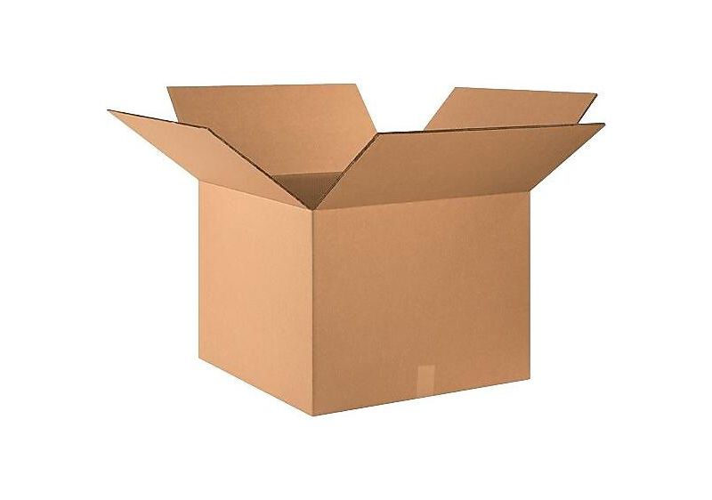 The Packaging Wholesalers 24" x 24" x 18" Shipping Boxes, 48 ECT Double Wall, Brown, 15/Bundle