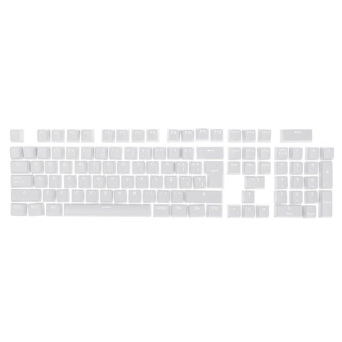 106 Key Light Translucent ABS Keycaps Spanish Keycap for Anne Pro 2 Mechanical Keyboard