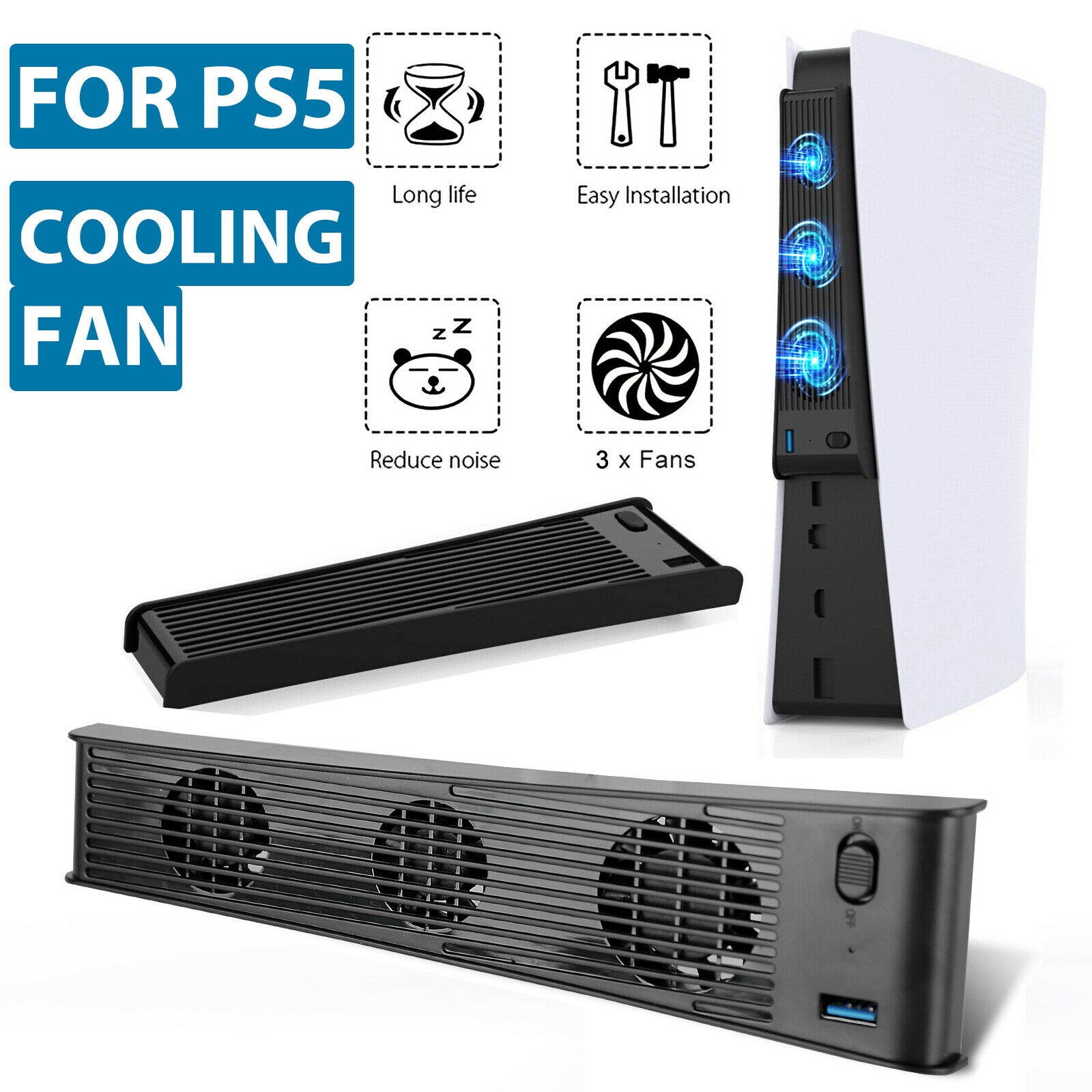 Host Cooling Fan External Cooler Accessories For PS5 PlaySton5 Game Console