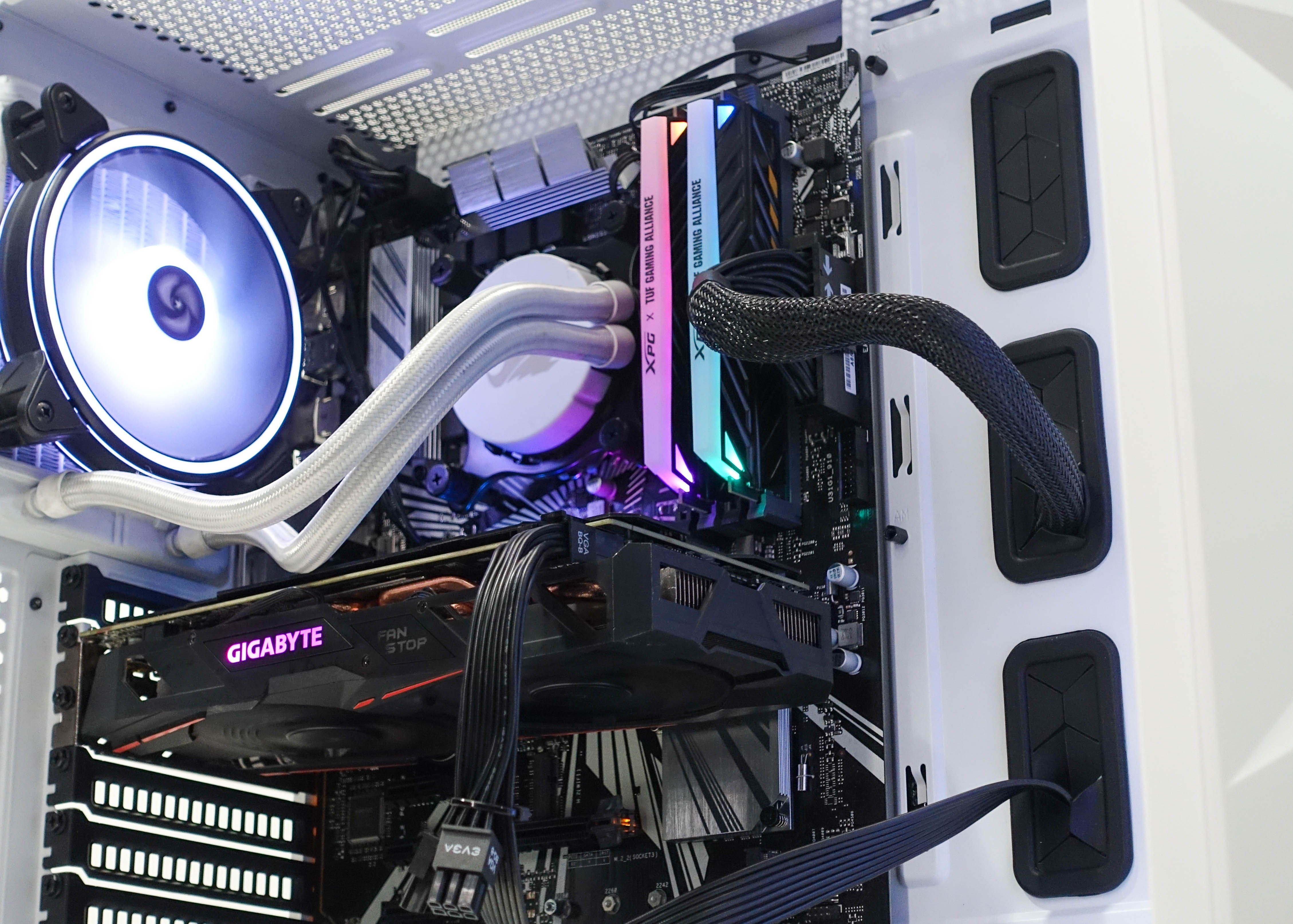 Custom Gaming Desktop PC - Intel i5-8600k 3.6GHz - AMD RX 580 8GB - 16GB DDR4 RAM - 512GB NVME M.2 SSD (Solid State Drive) - 500w 80+ Bronze PSU - Wi-Fi