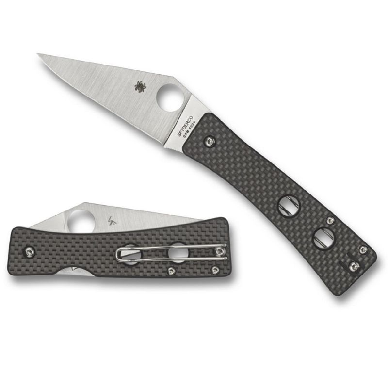 Spyderco Watu Folder 3.26 in Blade Carbon Fiber Handle