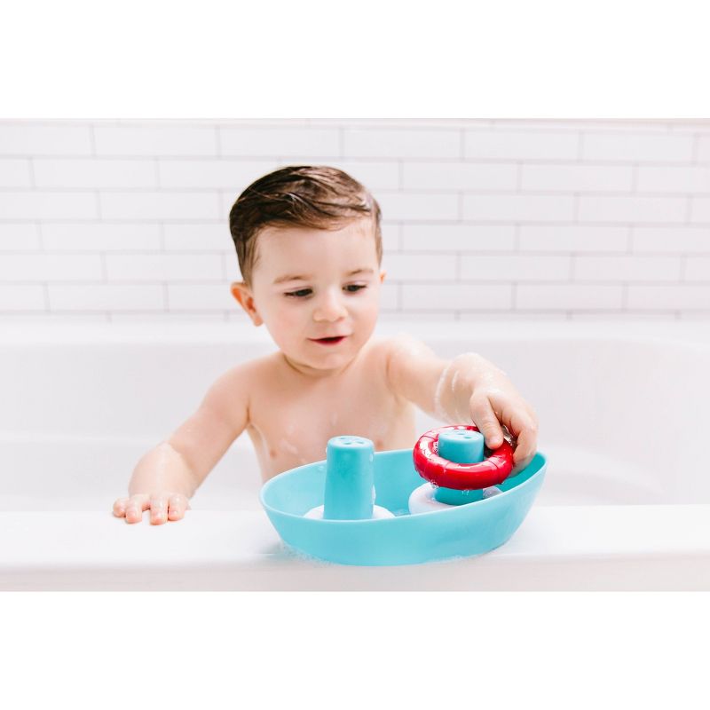 Ubbi Boat and Buoys Bath Toys