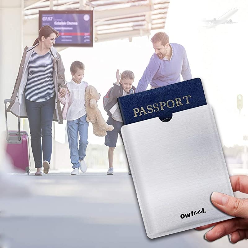 RFID Blocking Passport Protectors Anti Theft Credit Card Passport Sleeves Waterproof Antidegaussing Passport Holder RFID Shielding Bag for Privacy and Property Safety 10Pack