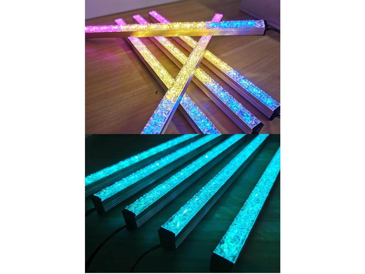 5V 3Pin ARGB Diamond Lighting Bar Strip for Computer Cases Magnetic Paste 10.8-inch