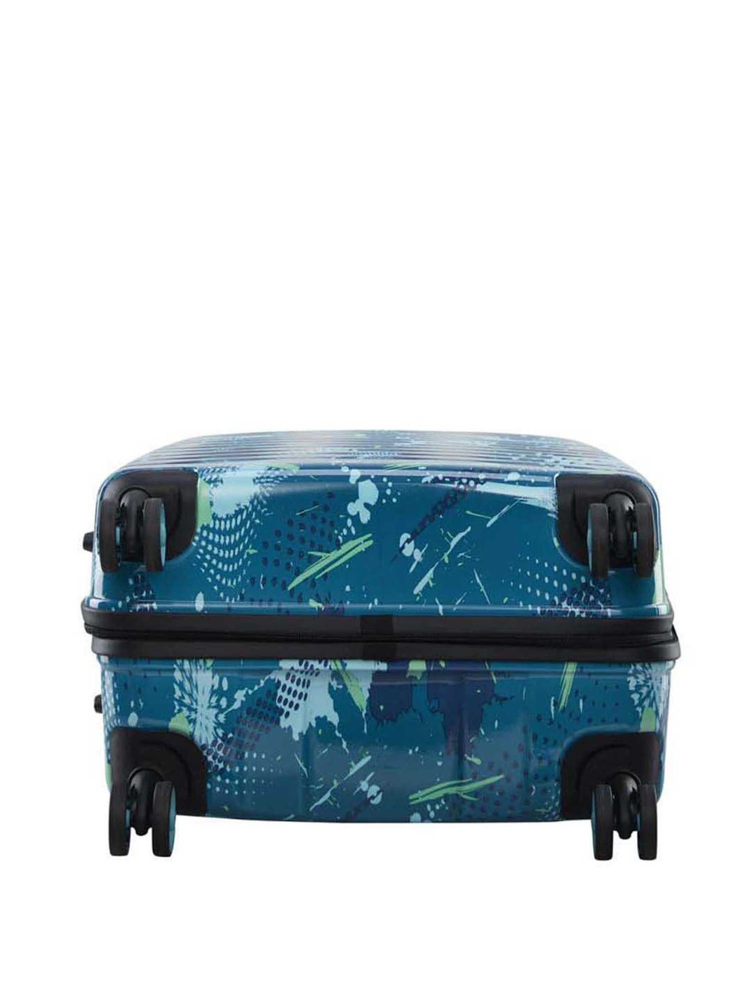 Skybags Camoflex Blue & Green Printed Hard Large Trolley Bag - 56 cm