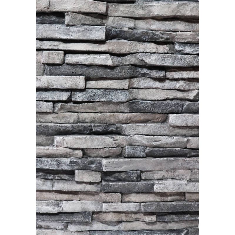 TYTUS 4-Burner Ash Stacked Stone Gas Grill Island TI-404-MGG-LP Slate