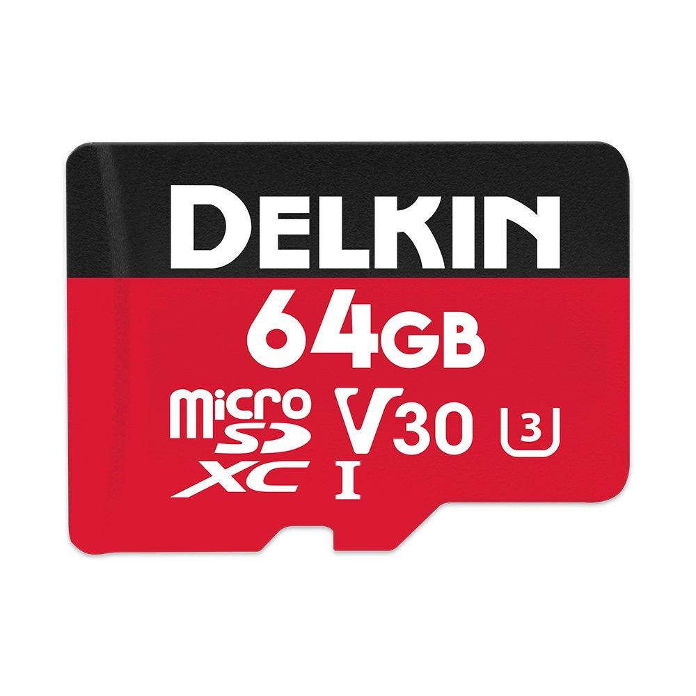 Delkin Devices 64GB Select microSDXC UHS-I (U3/V30) Memory Card (DDMSDR50064G)