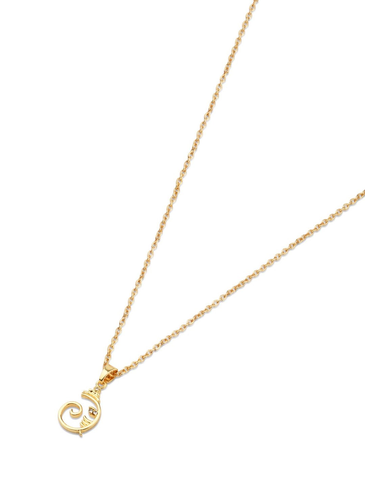 The Bro Code Gold-Plated Ganesh Pendant Necklace for Men