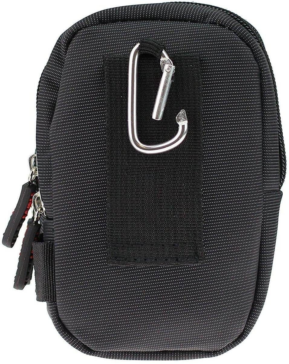 Navitech Black Water Resistant GPS/Satelitte Navigation System Case Cover Compatible with The Garmin Varia RTL510 (with Belt and Shoulder Strap)