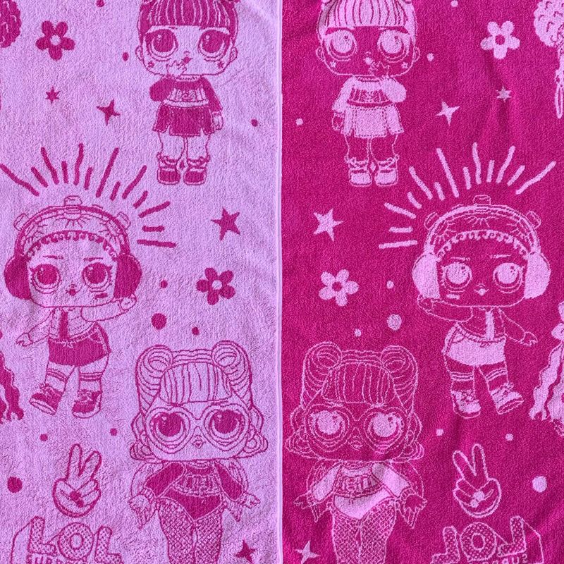 2pc L.O.L. Surprise! Rock on Forever Bath Towel and Washcloth Set
