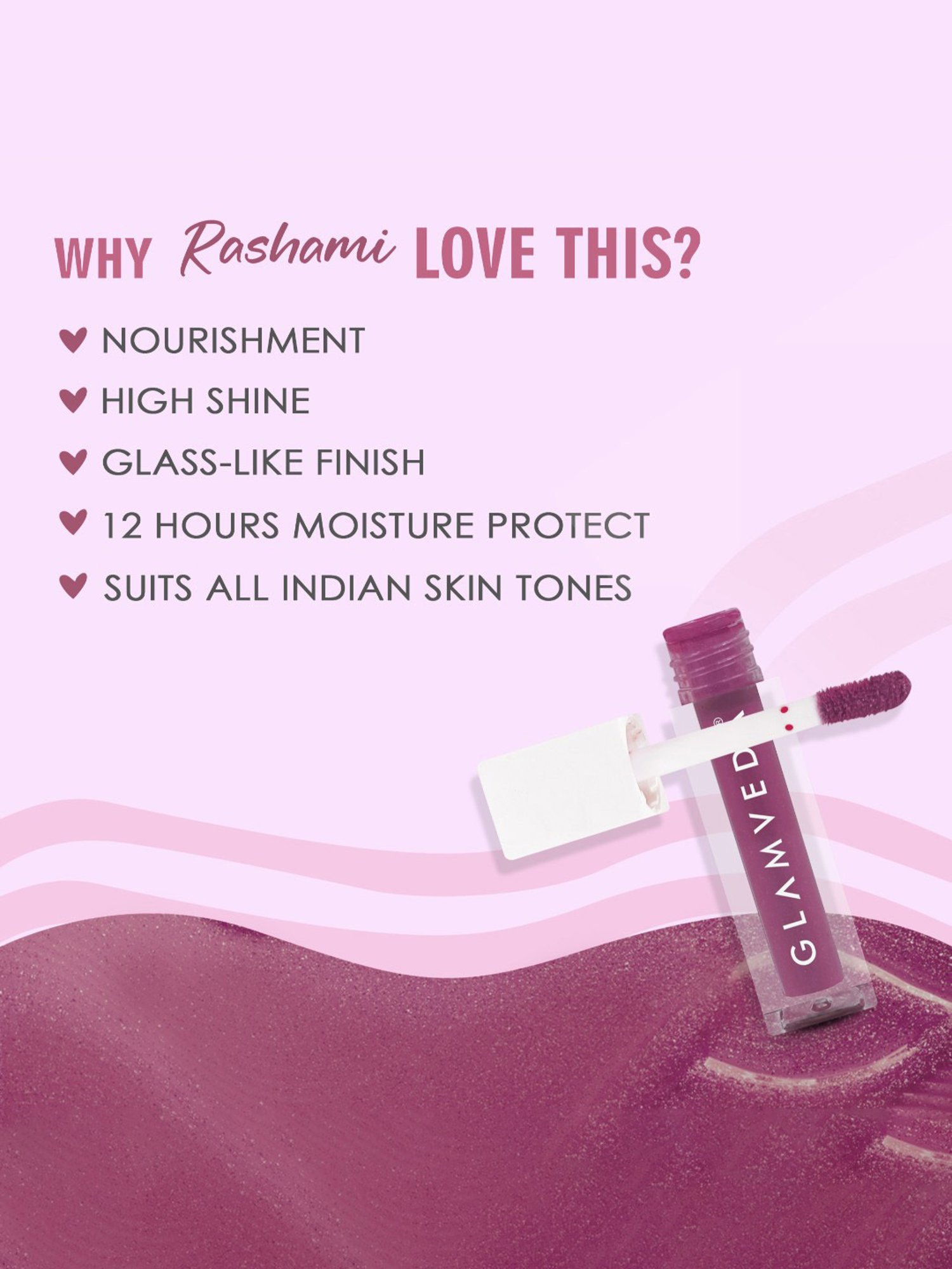 Glamveda Serum Infused Lip Gloss Mini Moonstruck-117 - 1.2 ml