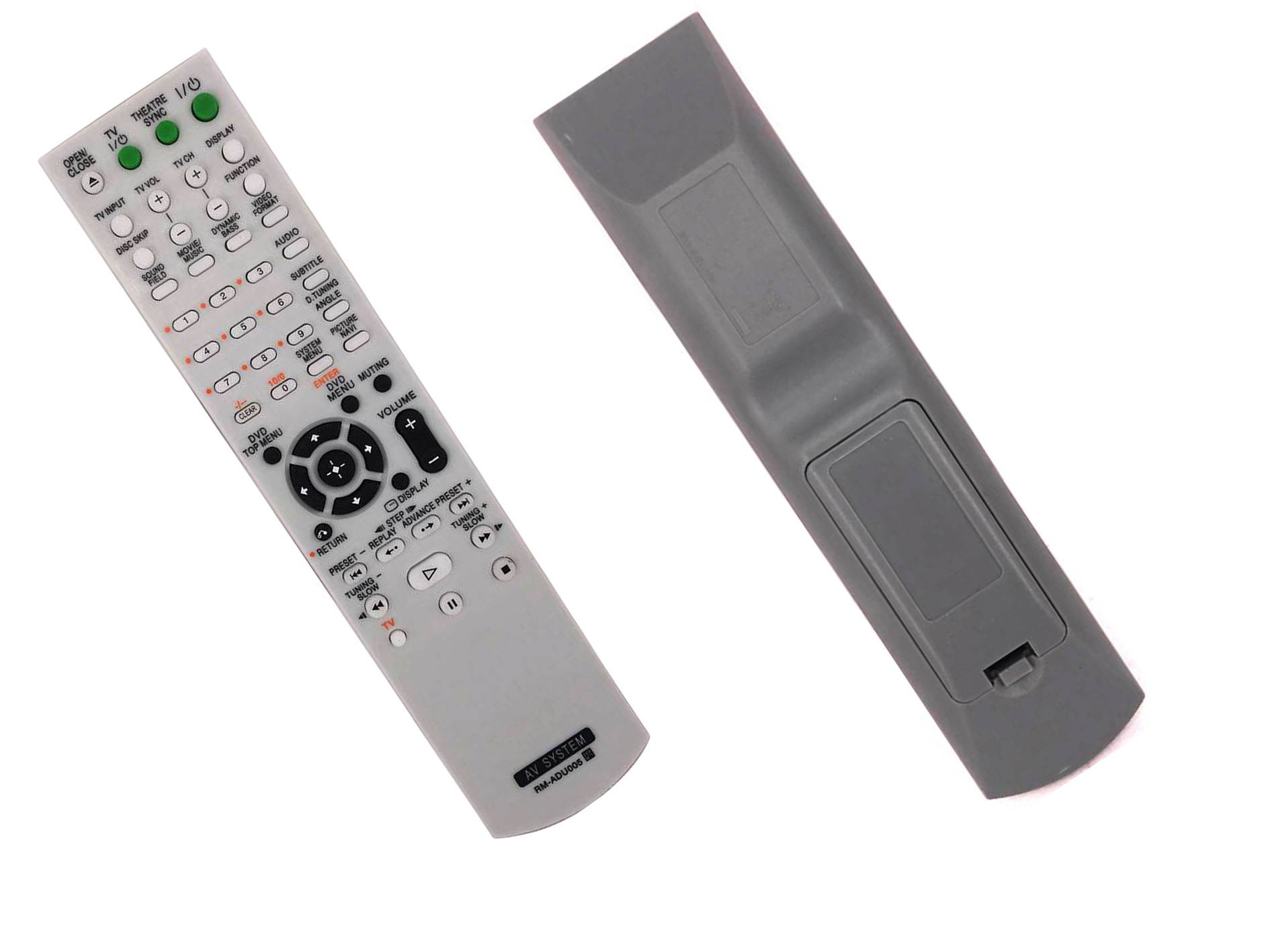 RM-ADU005 Replaced Remote for Sony DVD Home Theater System DAV-DZ630 HCD-DZ630 DAV-HDX265