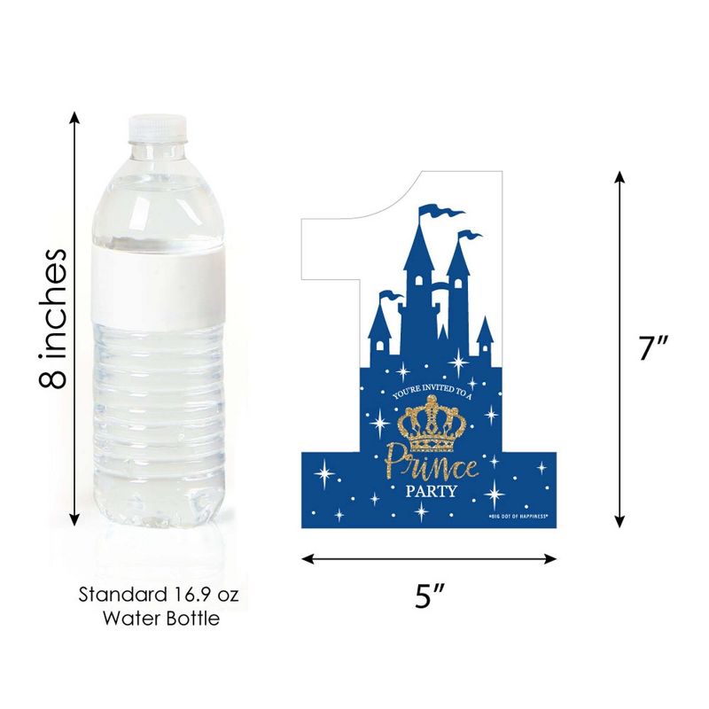 Big Dot of Happiness Adult 70th Birthday - Gold - Shaped Fill-In Invitations - Birthday Party Invitation Cards with Envelopes - Set of 12