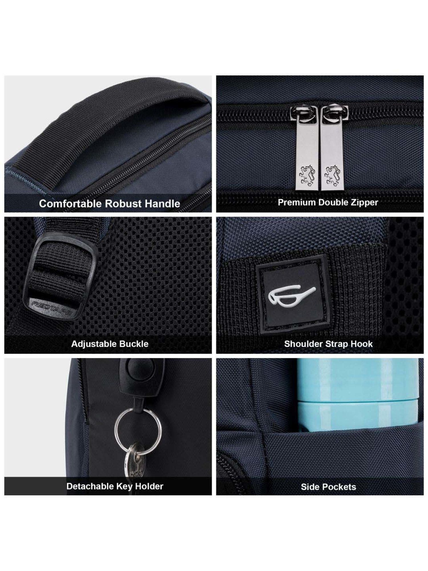 Red Tape 32 Navy Large Laptop Backpack