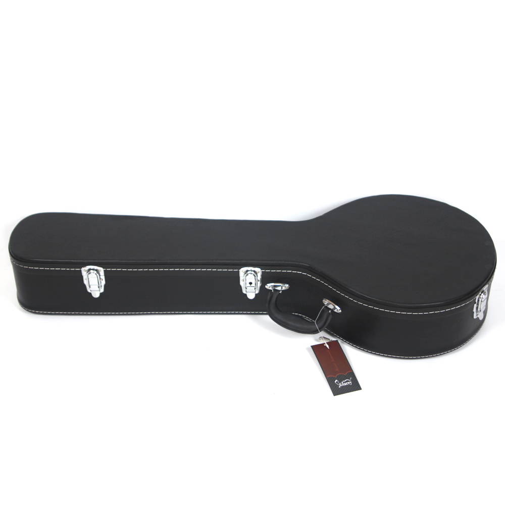 Hot Sale Hardshell Professional 5-string Banjos Black Leather Case Black Color