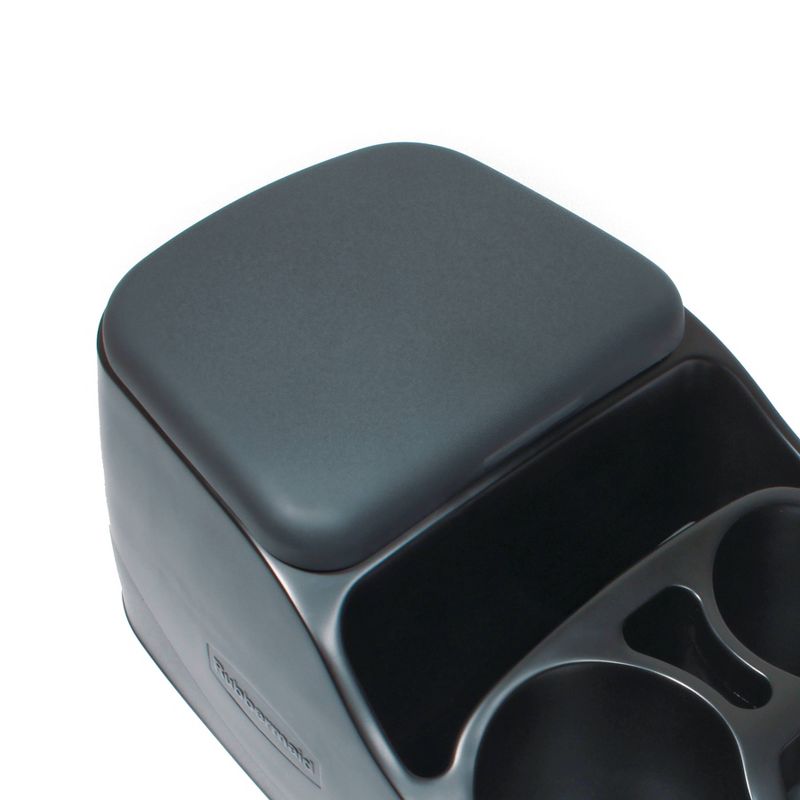 DU-HA 10410 Secure Under Seat Interior Heavy Duty Polyethylene Storage Organizer Compartment for Guns, Tools, and Valuables with Lockable Lid, Black