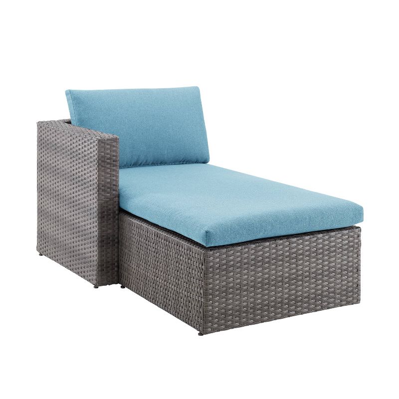 3pc Rattan Wicker Patio Sectional Set with End Table - Art Leon