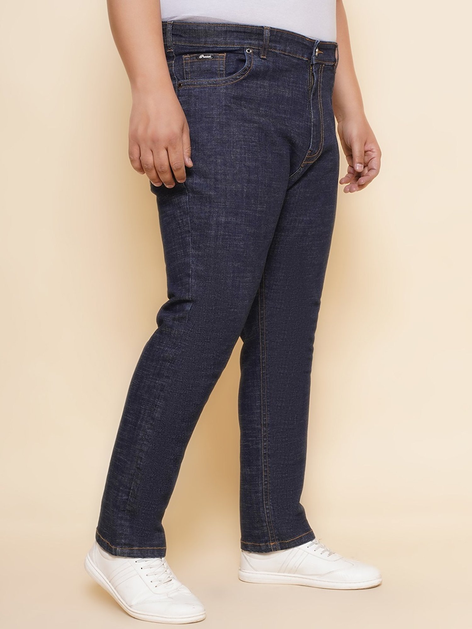 John Pride Blue Regular Fit Jeans