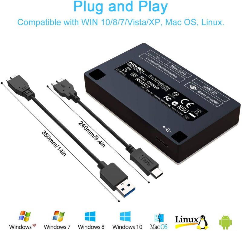 SDDR-B531-GN6NN MobileMate USB 3.0 microSD Card Reader - SDDR-B531-GN6NN Black