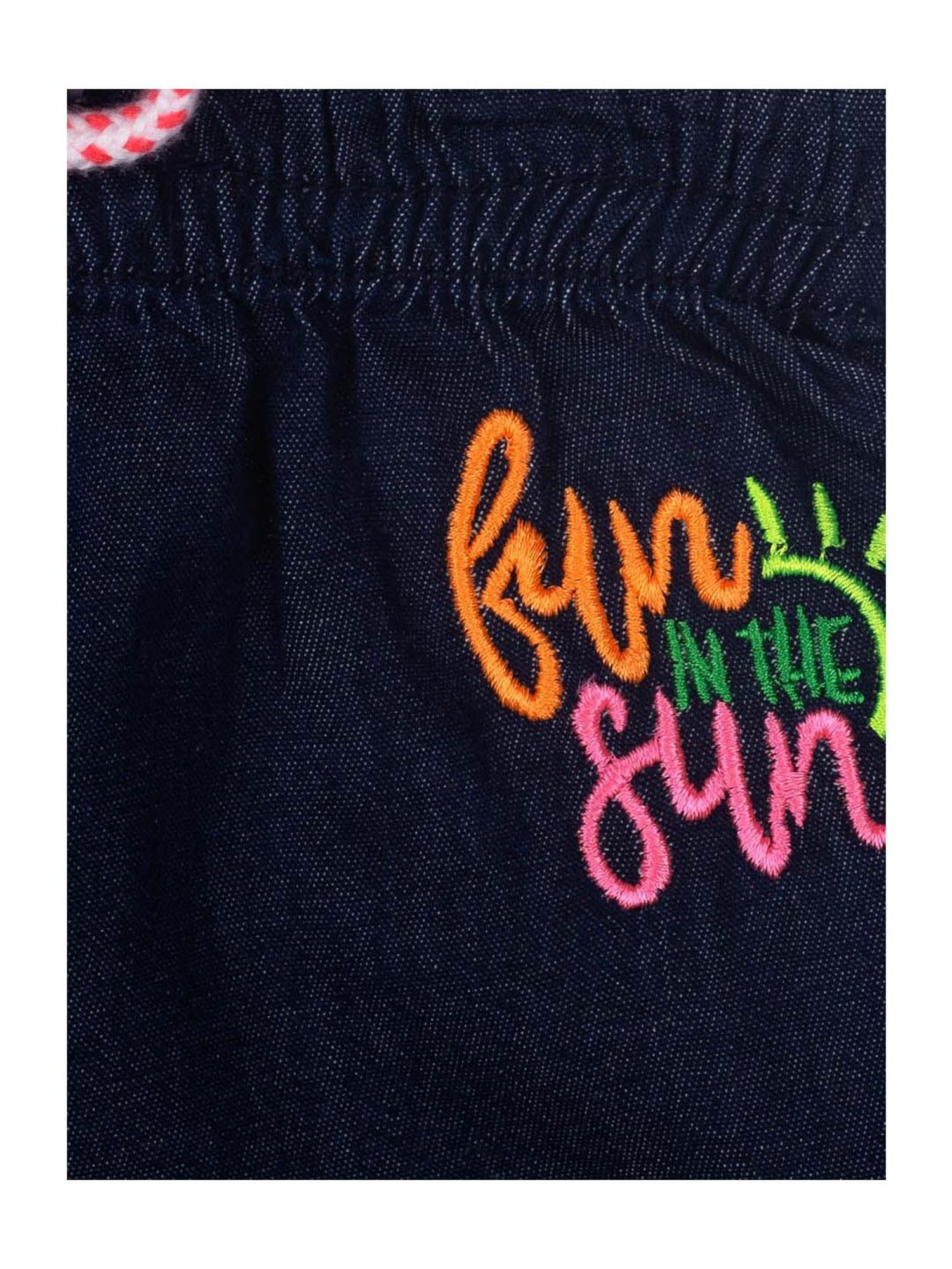 Mee Mee Kids Navy Applique Shorts