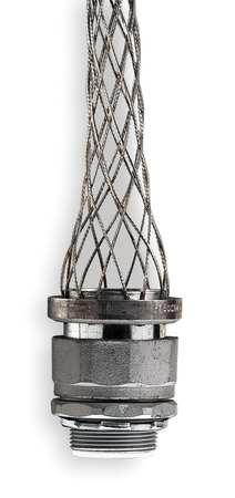 HUBBELL WIRING DEVICE-KELLEMS H150CNK Liquid Tight Grip,Straight,1-1/2 In.