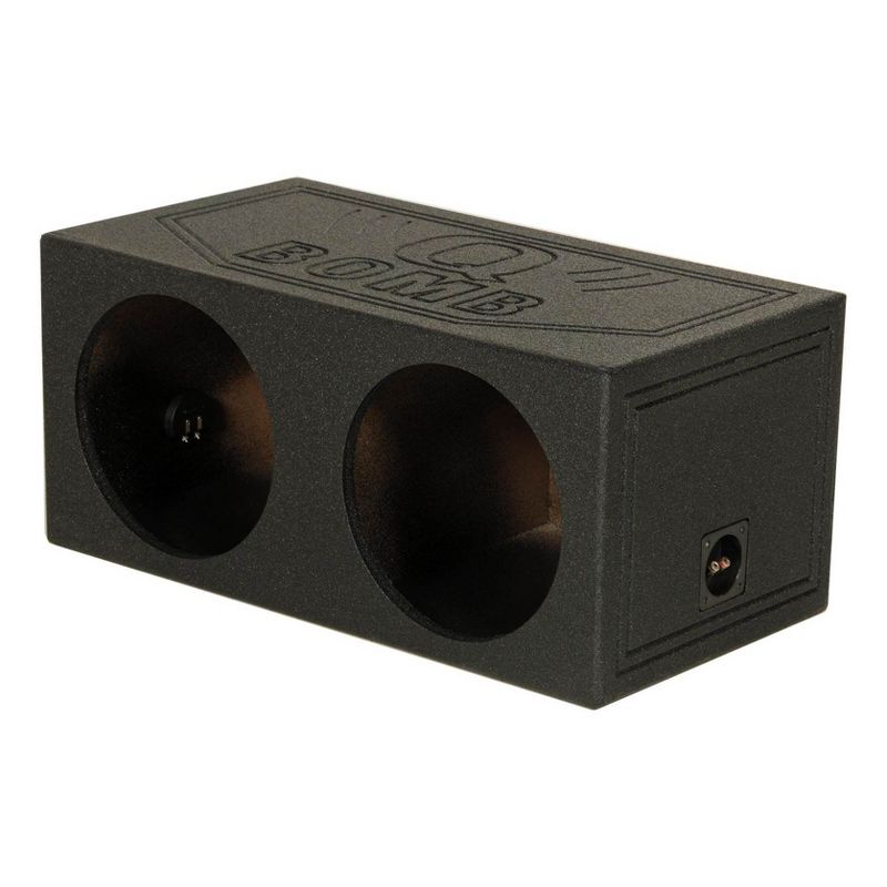 Q-Power QBomb 15" Dual Sealed Sub Box Enclosure & (2) 15" 2200W DVC Subwoofers