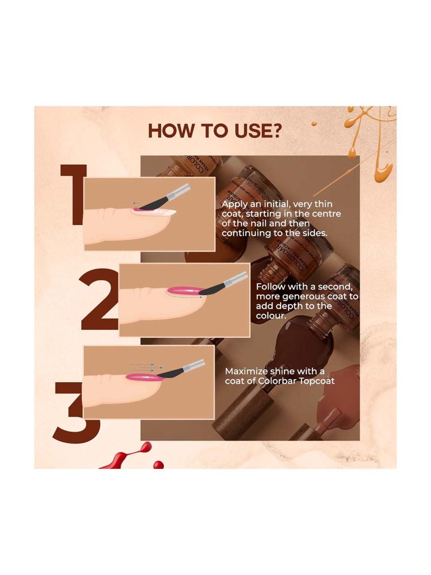 Colorbar Vegan Nail Lacquer Beehave - 102 - 8 ml