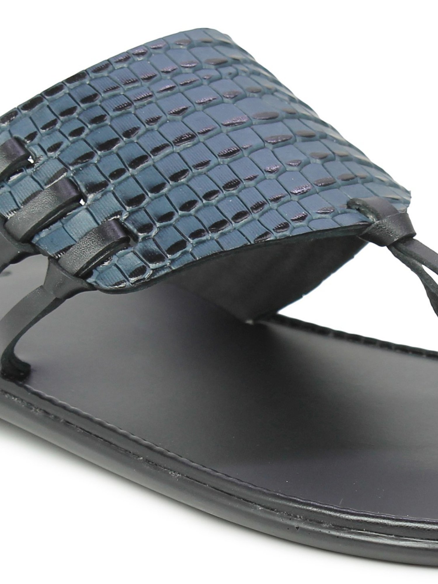 Privo by Inc.5 Men's Blue Toe Ring Sandals